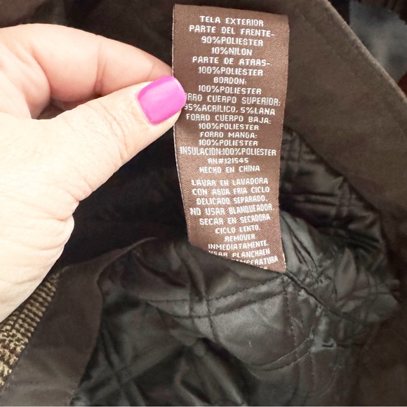 Michael Kors Belgravia Woven Zip-Up Jacket - Picture 12 of 14